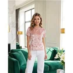 Футболка велюровая свободного кроя