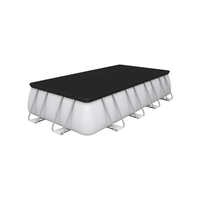 Бассейн каркасный Bestway Power Steel 56465, 549×274×122 см, фильтр-насос, лестница, тент, прямоугольный
