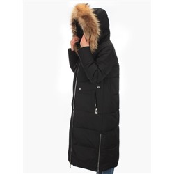 H23-631 BLACK Пальто зимнее женское (200 гр. тинсулейт)