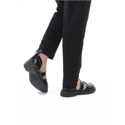 06-YD31-4E BLACK Туфли женские (натуральная кожа)