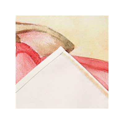 Полотенце кухонное «Этель. Зайчик с цветком», 40×73 см, 100% хлопок, саржа 190 г/м²