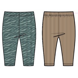 Комплект из 2-х велосипедок, Zebra Blue Surf 16-5106/Gilded Beige 14-1012