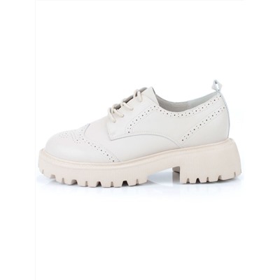 03-5928-5 BEIGE Полуботинки женские (натуральная кожа)
