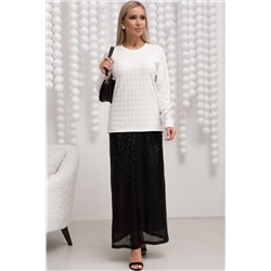 Джемпер трикотажный белый Меган №20