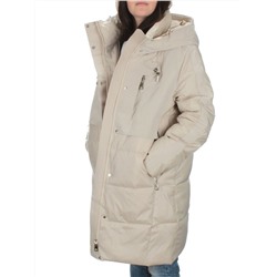 C223 LT. BEIGE Куртка зимняя женская (200 гр. холлофайбера)