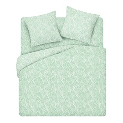 КПБ Simple Life евро, бязь, 100 % хлопок, пл. 120 гр./кв.м., Tropic (Тропик) комп. Пододеяльник 205*217, простыня 240*217, наволочка 70*70 (2 шт.)