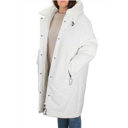 M-9117 WHITE Пальто зимнее женское CORUSKY  (верблюжья шерсть)