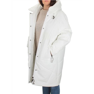 M-9117 WHITE Пальто зимнее женское CORUSKY  (верблюжья шерсть)