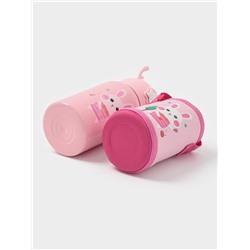 Термос детский «Единорог», 500 мл, с кружкой, два вида крышек, сохраняет тепло до 6 ч, нержавеющая сталь, розовый, МИКС