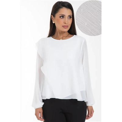 Блузка шифоновая цвета айвори