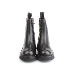 04-M3-L860 BLACK Ботинки зимние женские (натуральная кожа, натуральный мех)