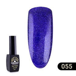 Гель лак Global Fashion BLACK ELITE 055, 8 мл