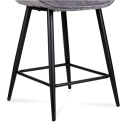 Стул барный SB-006 Темно-серый Velvet G062-40 / GBAR8060A-1 /уп 4/