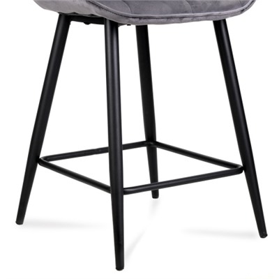 Стул барный SB-006 Темно-серый Velvet G062-40 / GBAR8060A-1 /уп 4/