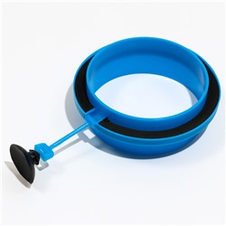 Кормушка для рыб плавающая, d=10 см, круглая, пластик