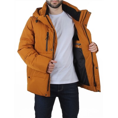 6593 LT. BROWN Куртка мужская зимняя (200 гр. холлофайбер)