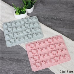 Форма для конфет мармелада и льда 32 ячеейки силиконовая / HL-139 / уп 300/ 20,7*15*1 см/ 0,065/ Морские обитатели/ *