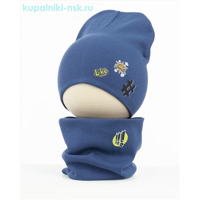 02-70-LT Комплект (колпак+снуд) (50-52)