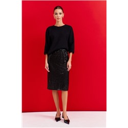 DiLiaFashion 0915 черный, Юбка,  Джемпер