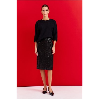 DiLiaFashion 0915 черный, Юбка,  Джемпер