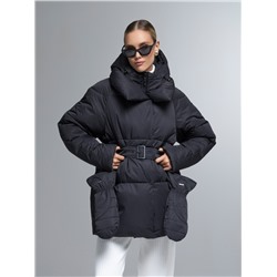 Пуховик женский черный