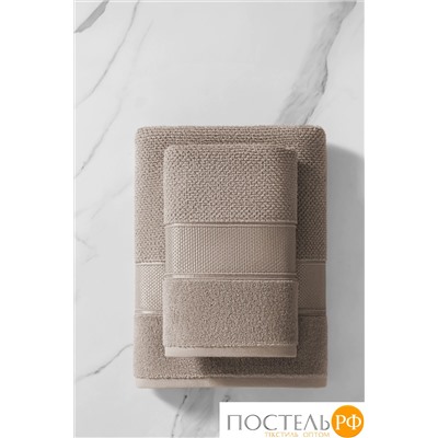 PRIME PRIVE ОТИЛИЯ кофе К-т Полотенец, 50x100-1/70х140-1, 2 пр., 100% хлопок, 500 гр/м2