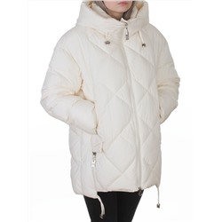 8811 MILK WHITE Куртка зимняя женская (150 гр. холлофайбер)
