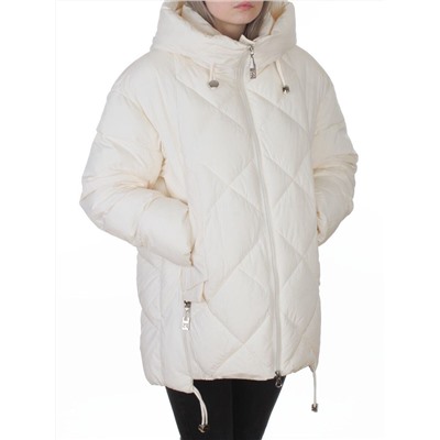 8811 MILK WHITE Куртка зимняя женская (150 гр. холлофайбер)