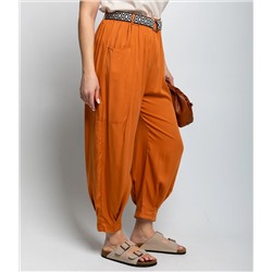 Брюки #ОКТ085008, терракотовый