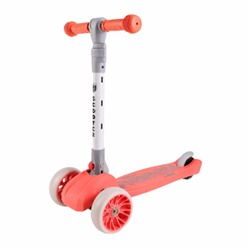 Самокат 3-х колесный SCOOTER Roll midi / HL-817 /уп 10/ розовый