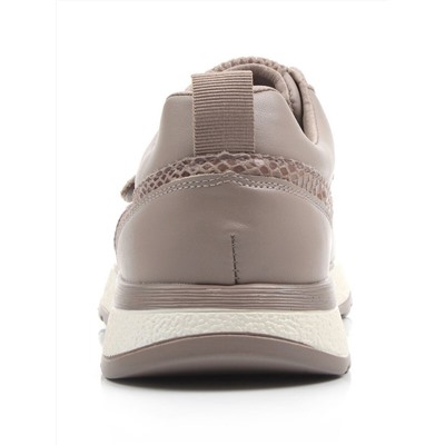 03-A238-5 DK. BEIGE Кроссовки женские (натуральная кожа)