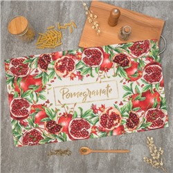 Полотенце «Этель. Гранаты», 40×73 см, 100% хлопок, саржа 190 г/м²
