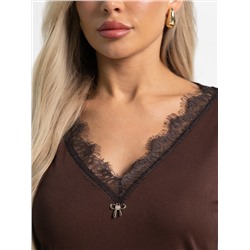 Блуза Новелла (шоколад) Б15492-24М