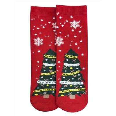 Носки НГ р.35-40 "New Year's magic" Ёлка
