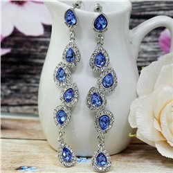 Серьги с чешскими кристаллами