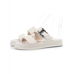 08-PEAQ198-1 LT. BEIGE Босоножки женские (натуральная кожа)