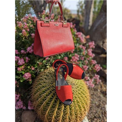 Ab.Zapatos • 3106-8 • rojo+AB.Z PELLE Birkin/2 rojo