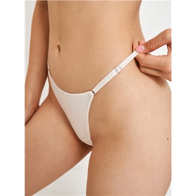 Трусы стринг жен Gresa молочный Infinity Lingerie