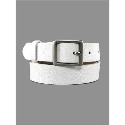Женский ремень Ж30 Chrome KSL-A-5 рамка белый Ж30089-0010
