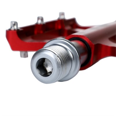 Педаль для MTB эксперт MIXIEER MONOMAH, фрезерованный CNC алюминий 6061, CR-MO ось 1DU+1 SEALED BEARING, ANODIZED RED, 1 пара в индивид. коробке/уп 30