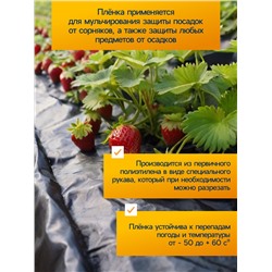 Плёнка из полиэтилена, техническая, толщина 120 мкм, чёрная, 10×3 м, рукав (1.5 м×2), Эконом 50%, для дома и сада, Greengo