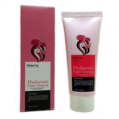 Пенка для лица увлажняющая с гиалуроновой кислотой Byanig Hyaluronic Foam Cleansing Anti Sebum