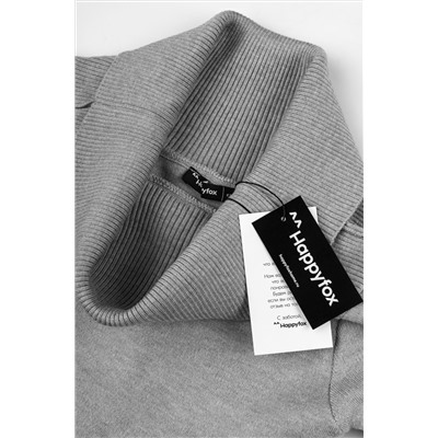 Женское вязаное платье с открытыми плечами Happyfox