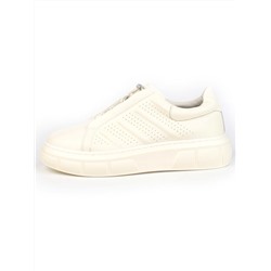 05-PDL256-2 LT. BEIGE Кроссовки женские (натуральная кожа)