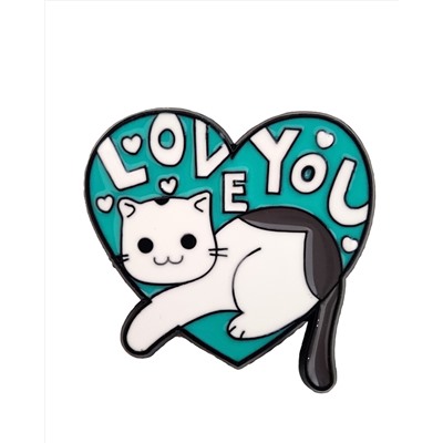 Металлический значок "Котя Love You"