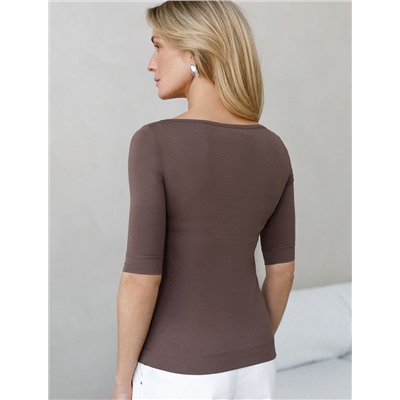 Джемпер  из премиального хлопка с эластаном