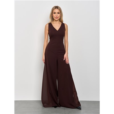 Комбинезон нарядный шоколадного цвета