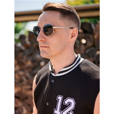 Бомбер "12" бежевый