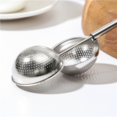Сито для чая механическое Vent, серебристое