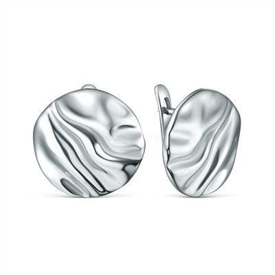 Кольцо из серебра родированное К-7563р